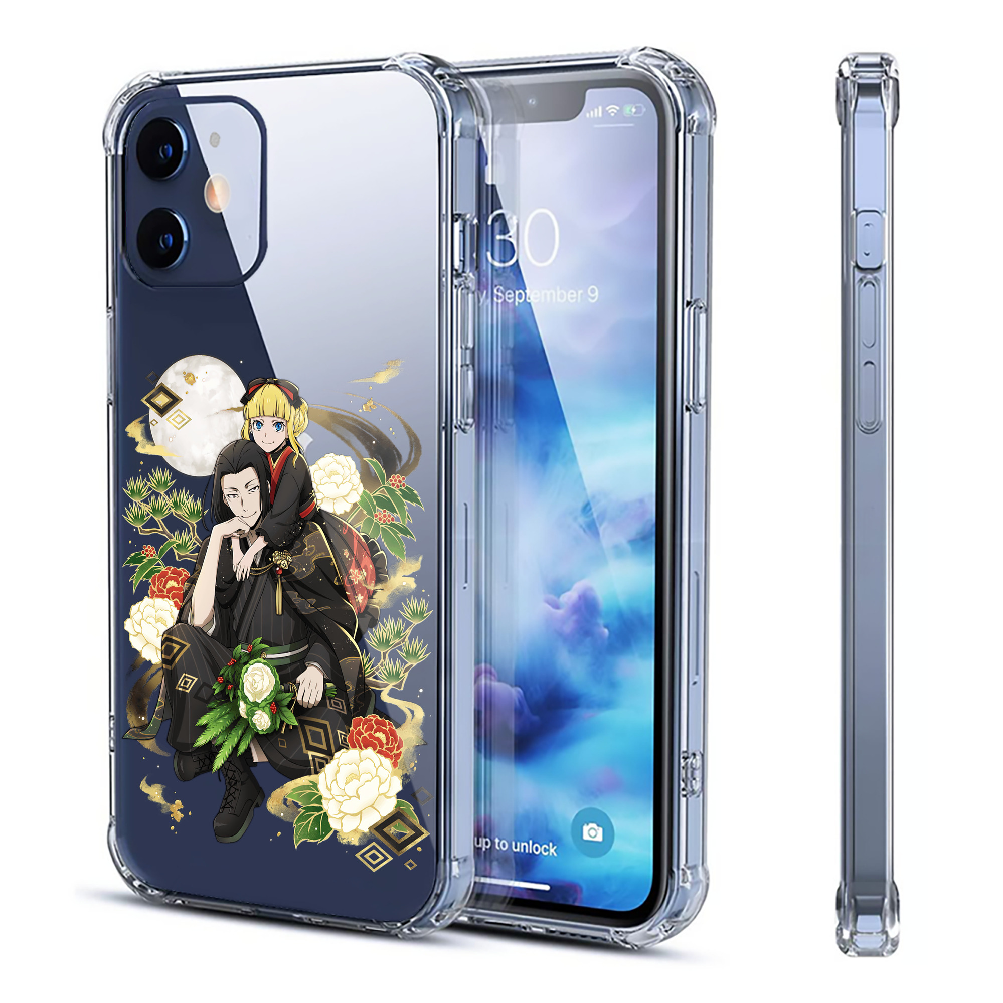（画像用） 文豪ストレイドッグス Bungo Stray Dogs 【iPhone 12シリーズ対応】透明スマホケース（クリアソフトケース）